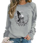 Skull Sweatshirt Designs Raglan Style