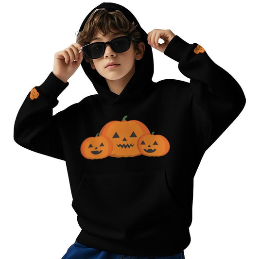Halloween Kids Hooded Sweatshirt without Drawstrings
