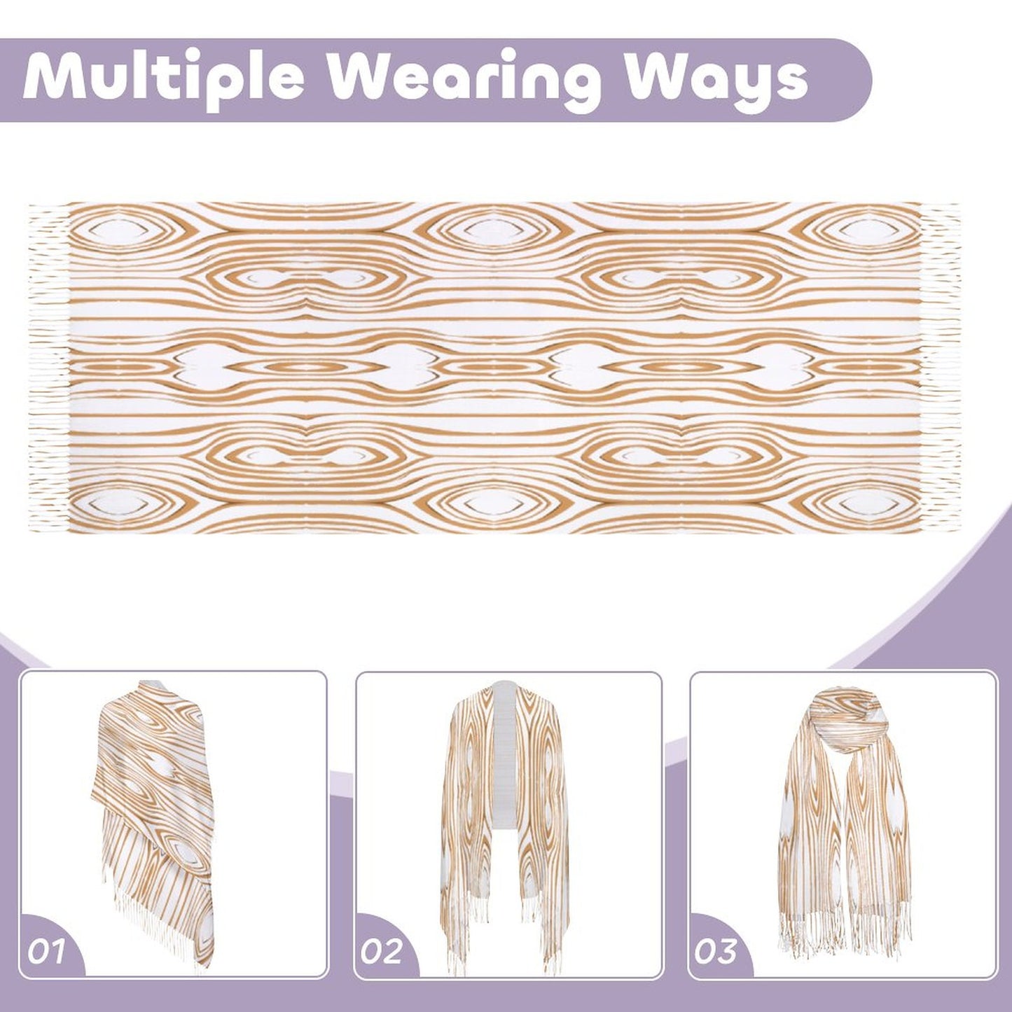 Cashmere-like Tassel Scarf