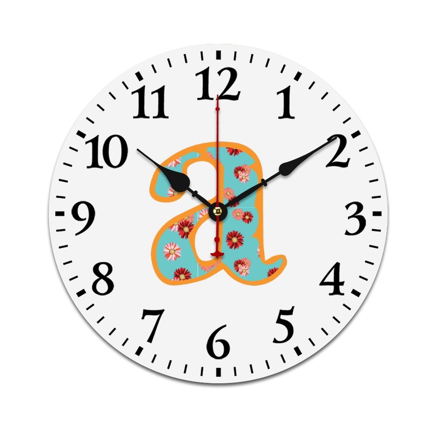 Wooden Wall Clock-9.84"x9.84"/ 25x25cm