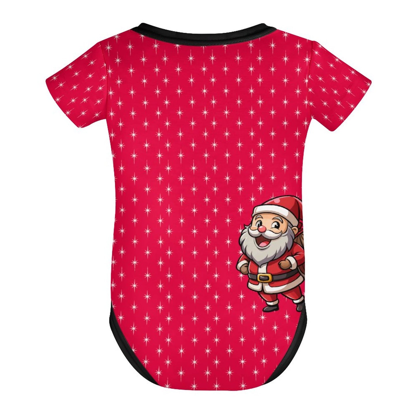 Faux Cotton Short Sleeve Baby Romper