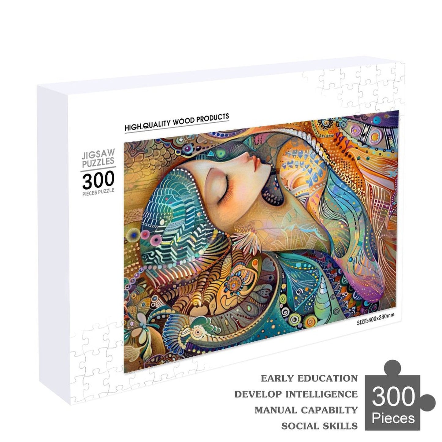 Wooden Picture Puzzle - Lady