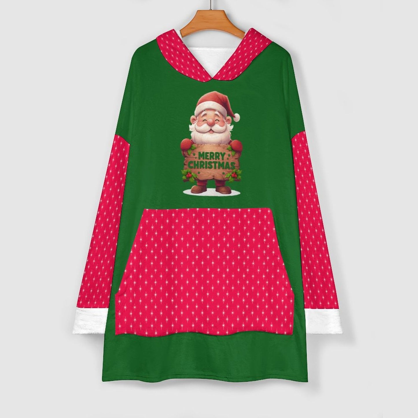Merry Christmas Wearable Sweater Blanket Oversize