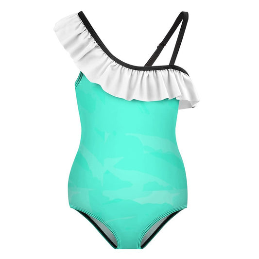 Ruffled One-Piece Swimsuit for Girls