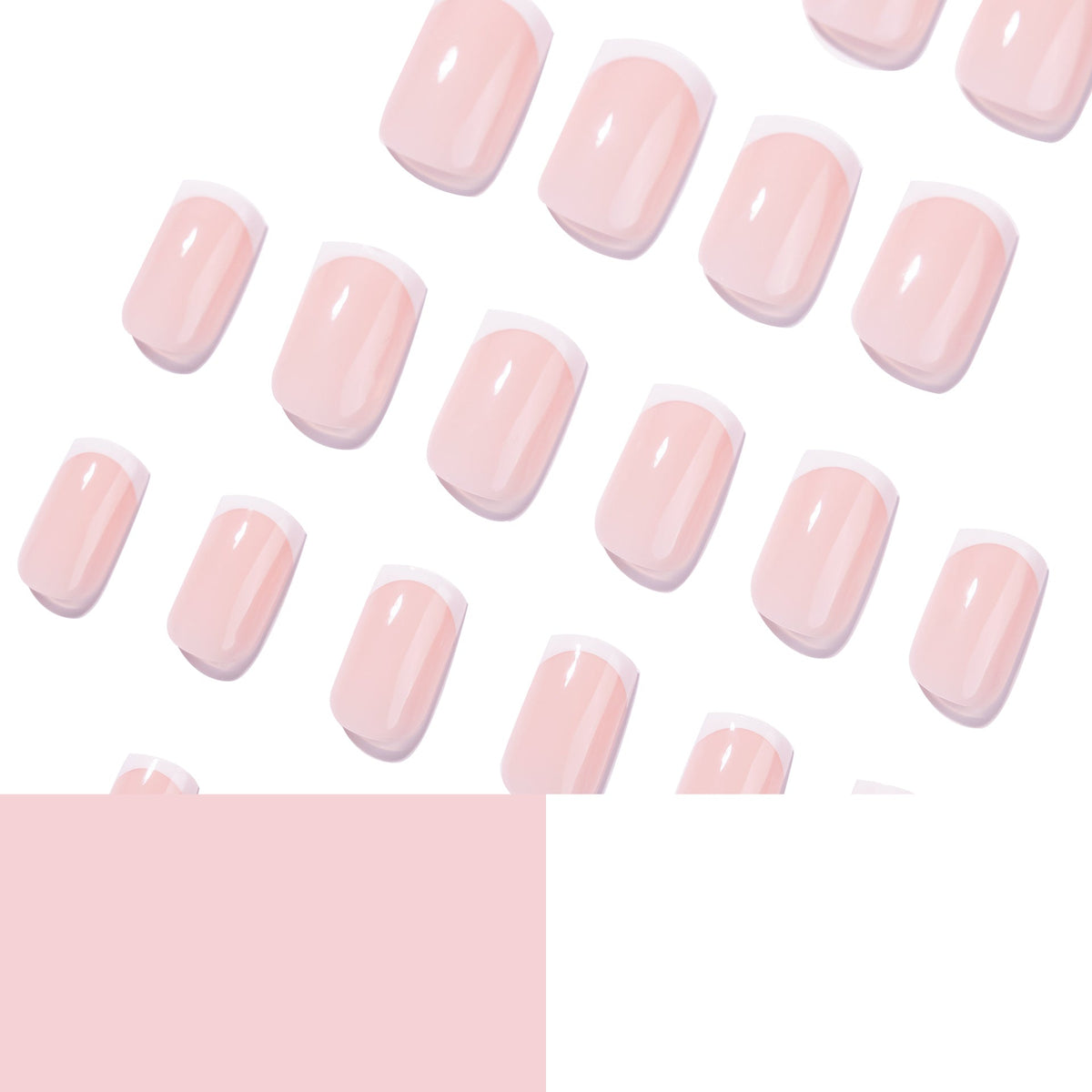365nails: "Classic French Nude Square" – Minimalist Press-on Nails – Image 4
