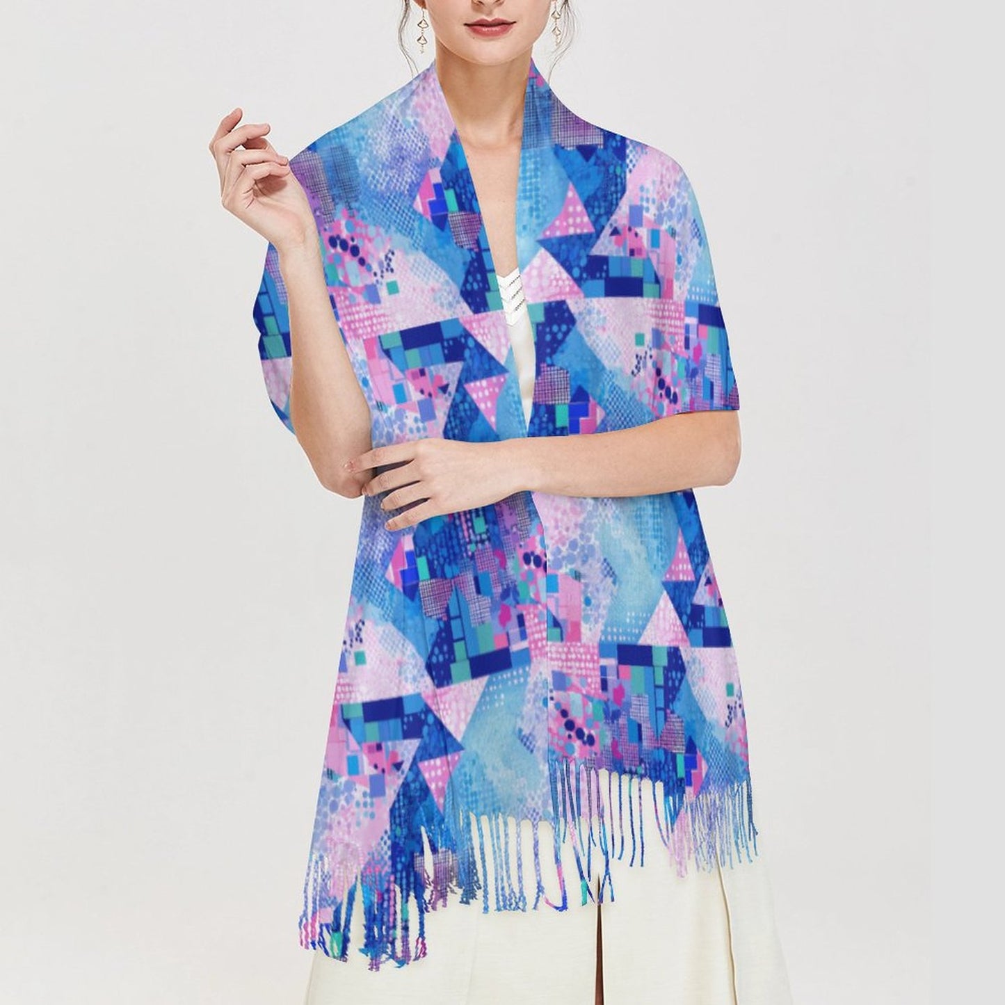 Cashmere-like Tassel Scarf