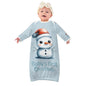 Baby's First Christmas Baby Faux Cotton Sleeper without Hat