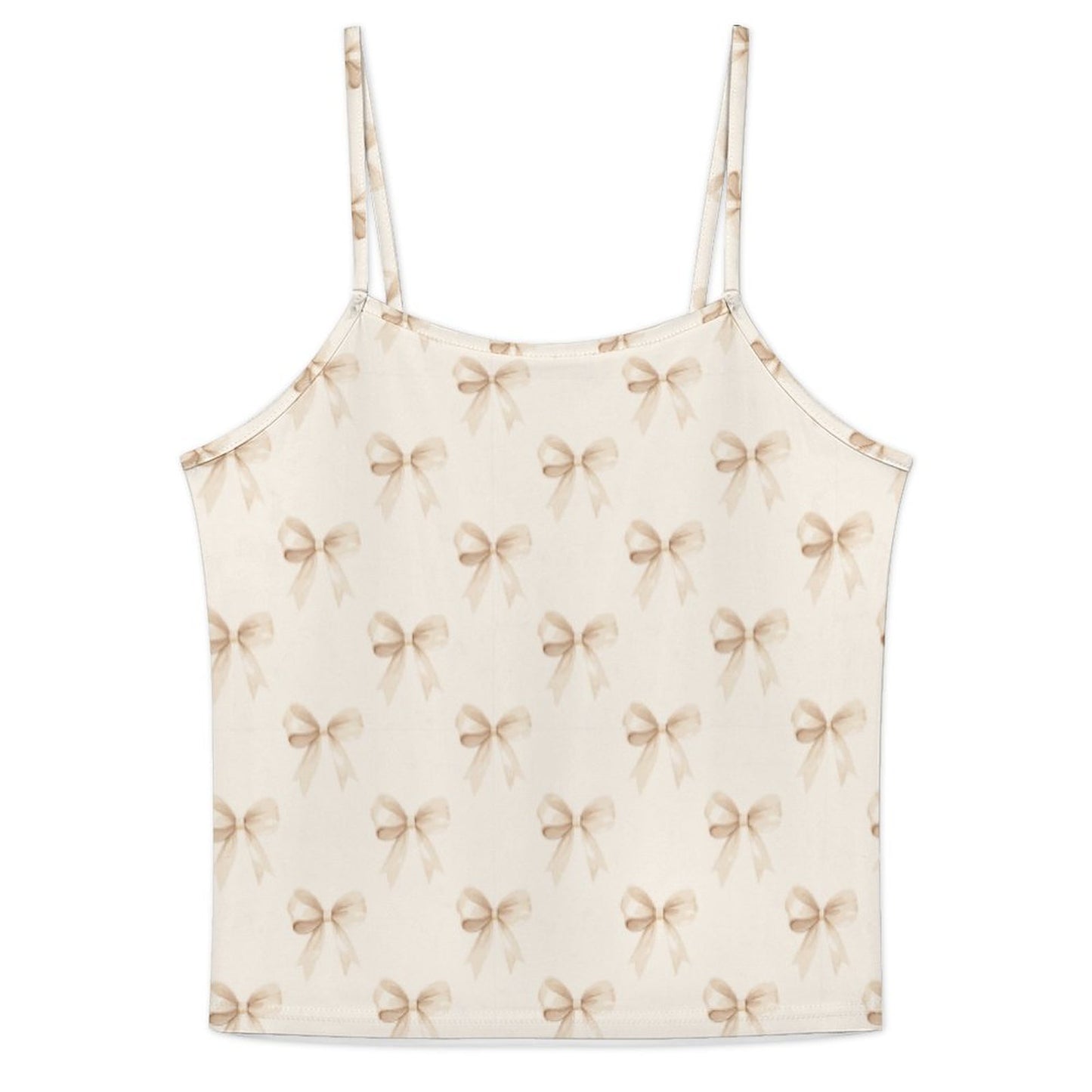 Ice Silk Camisole Pajama Set Ribbons