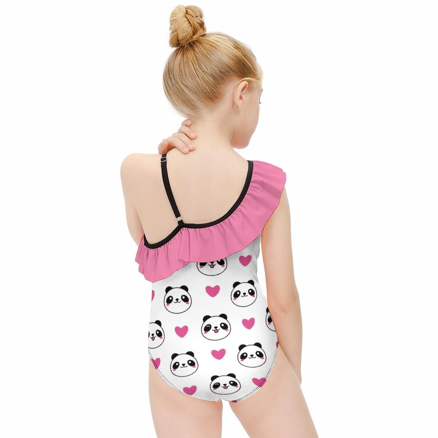 Ruffled One-Piece Swimsuit for Girls