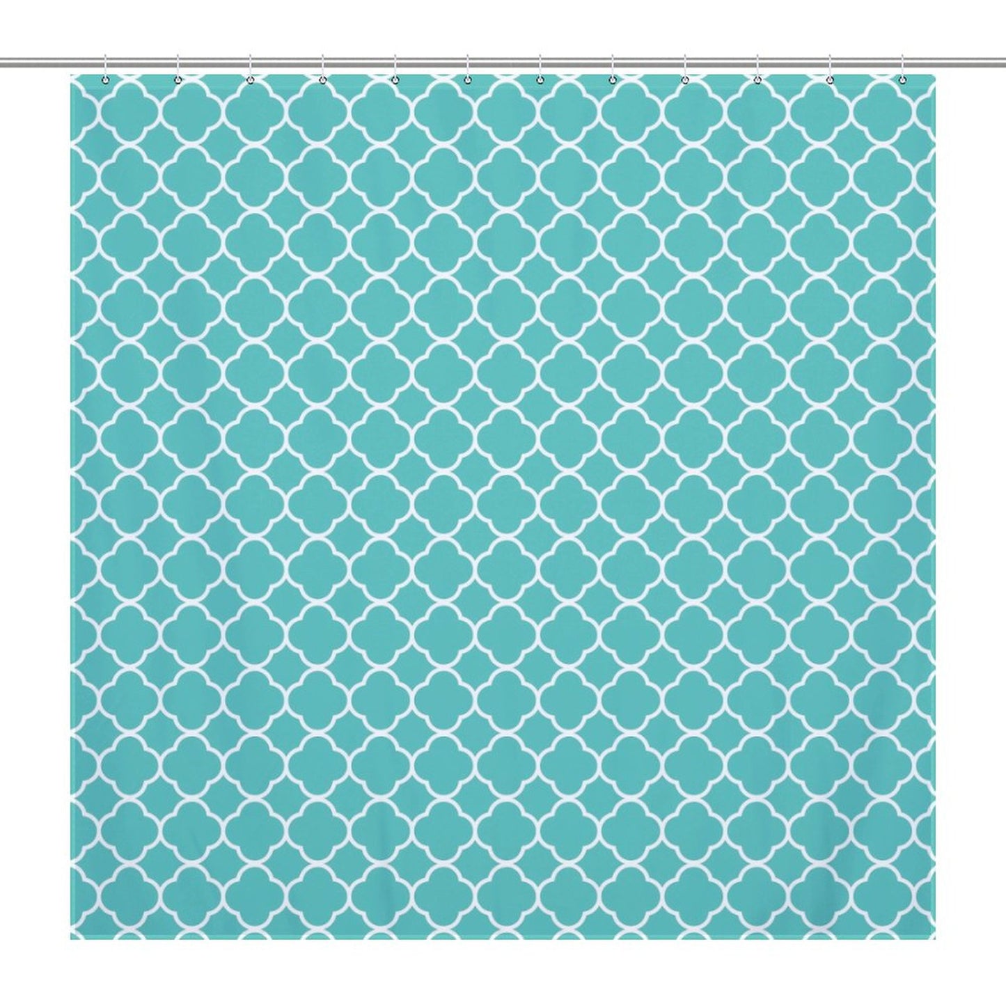 Flower Shower Curtain - Teal