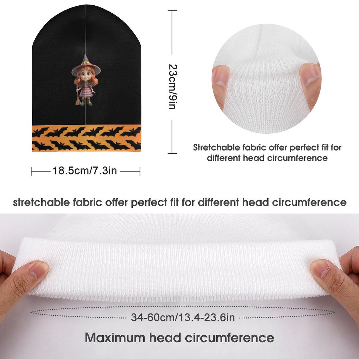 Children's Knit Beanie Halloween