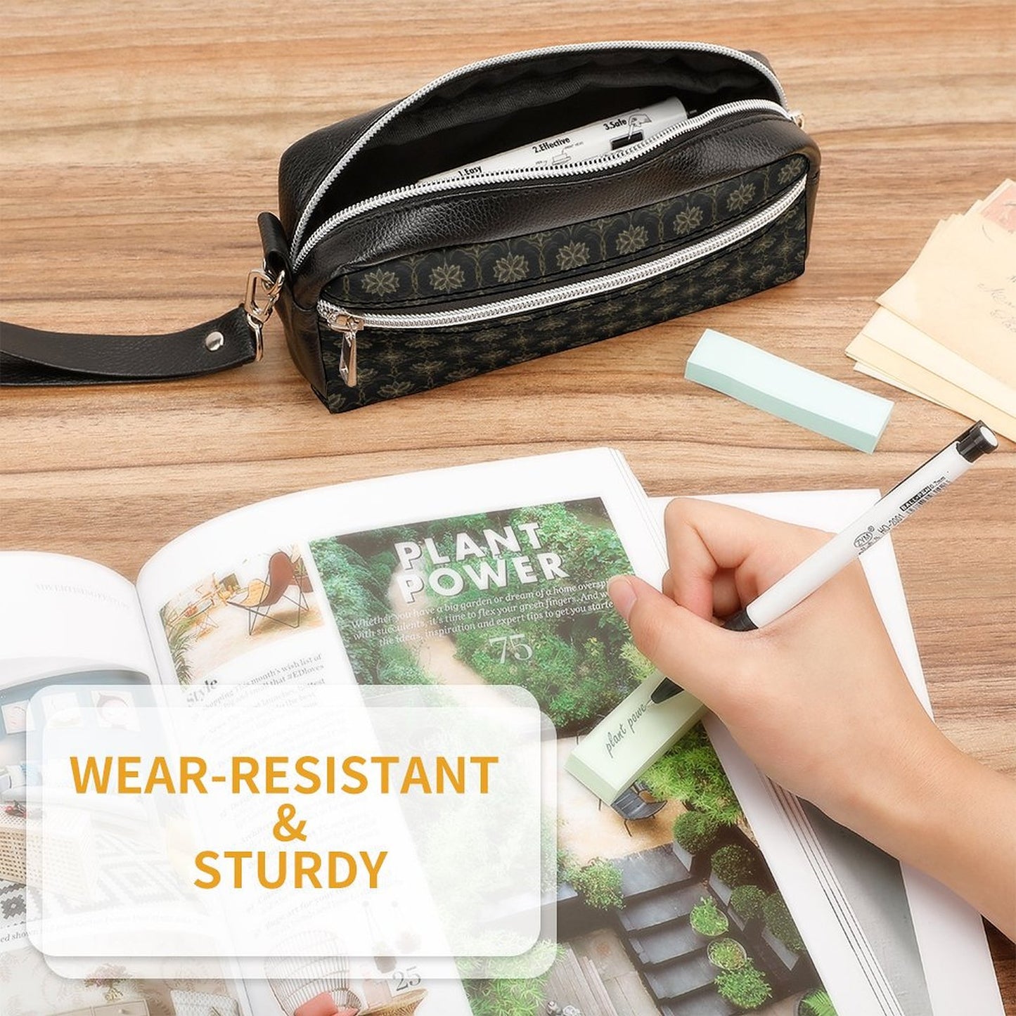 Versatile Cosmetic Bag & Pencil Case Pouch