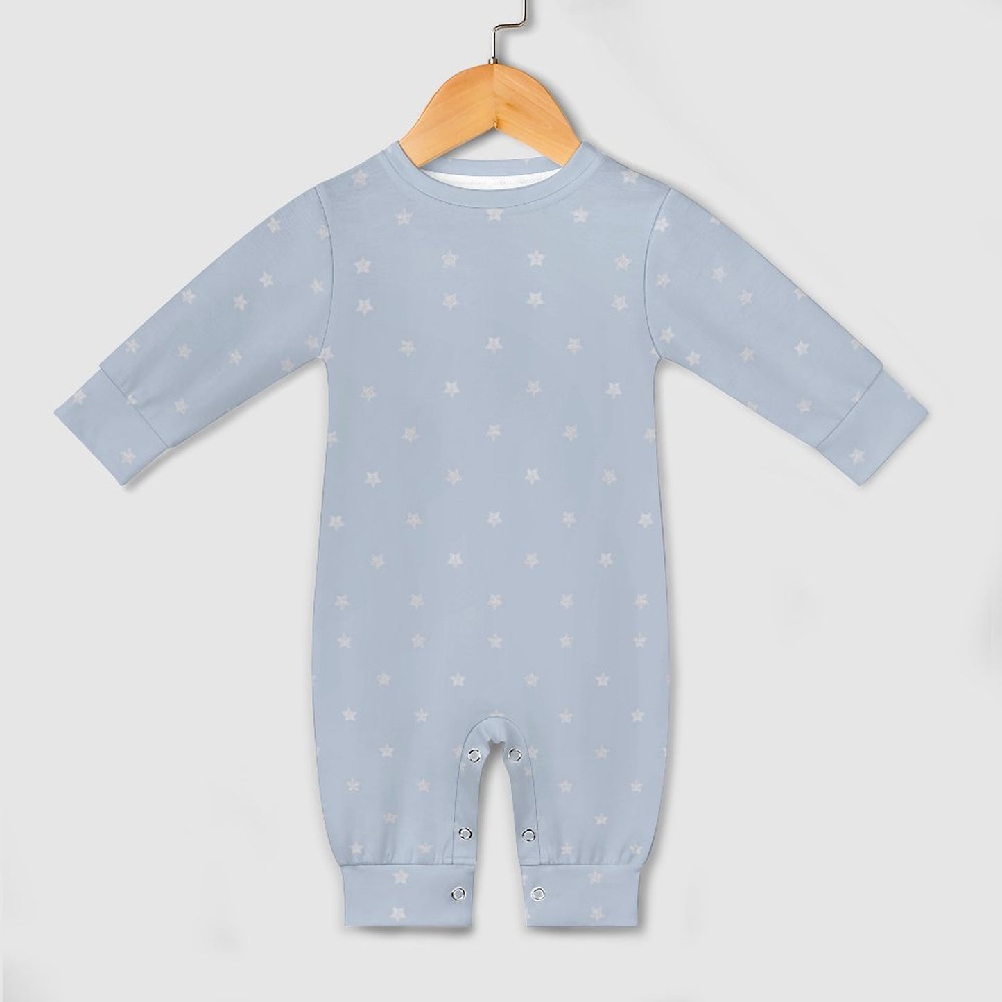 Baby Romper Blue White Stars