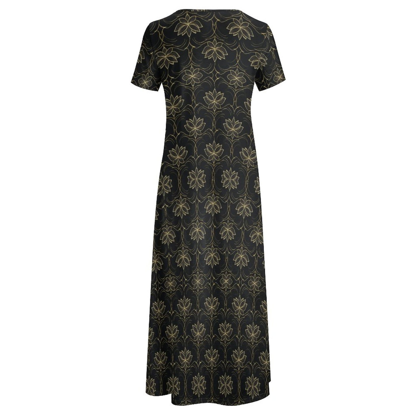 Round Neck Short Sleeve Dress