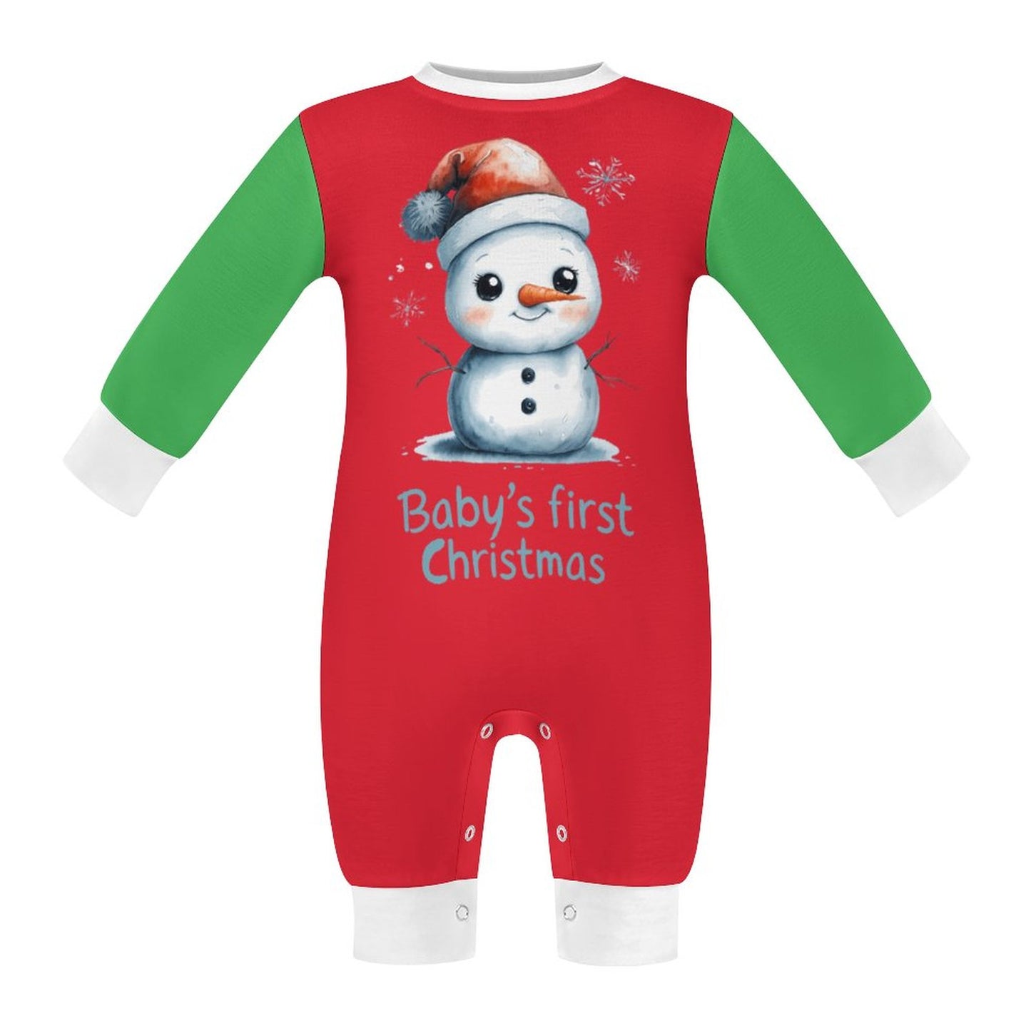 Baby's First Christmas Baby Romper