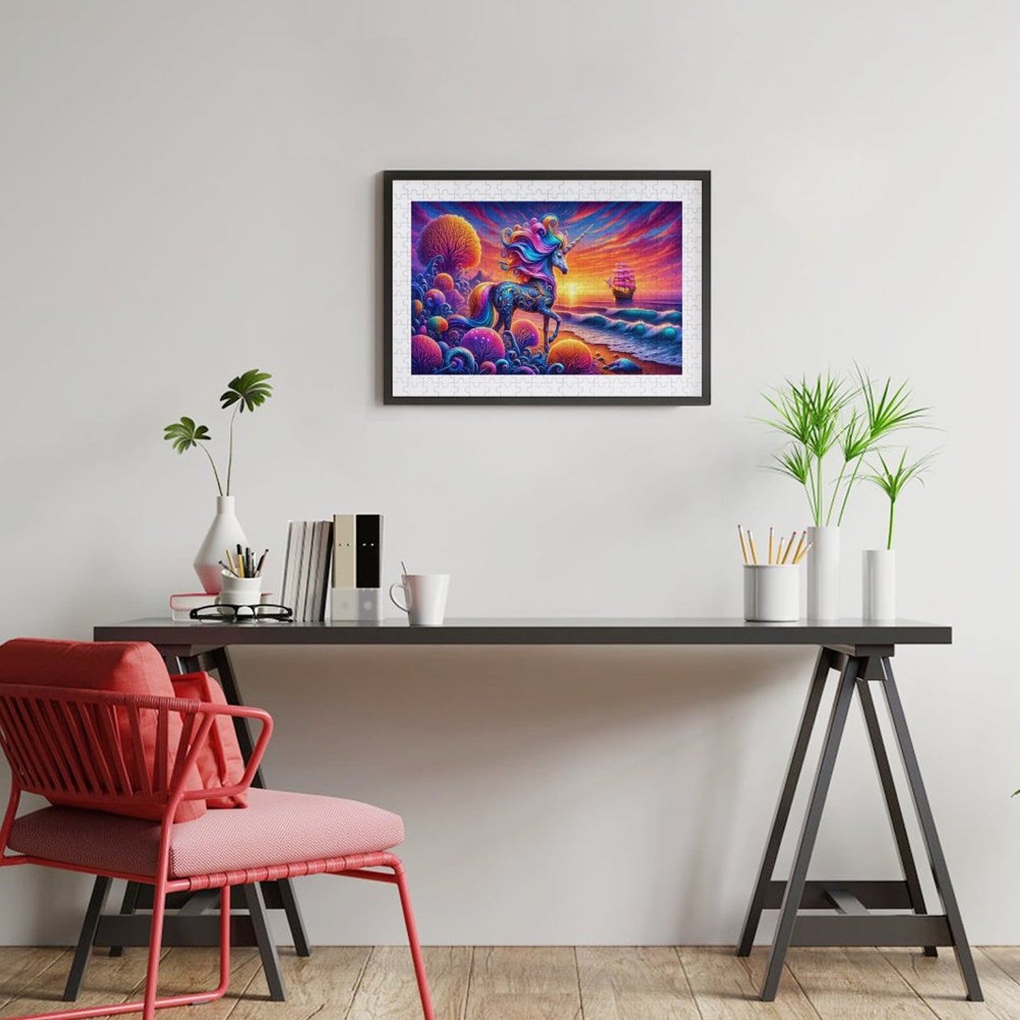 Wooden Picture Puzzle - Unicorn