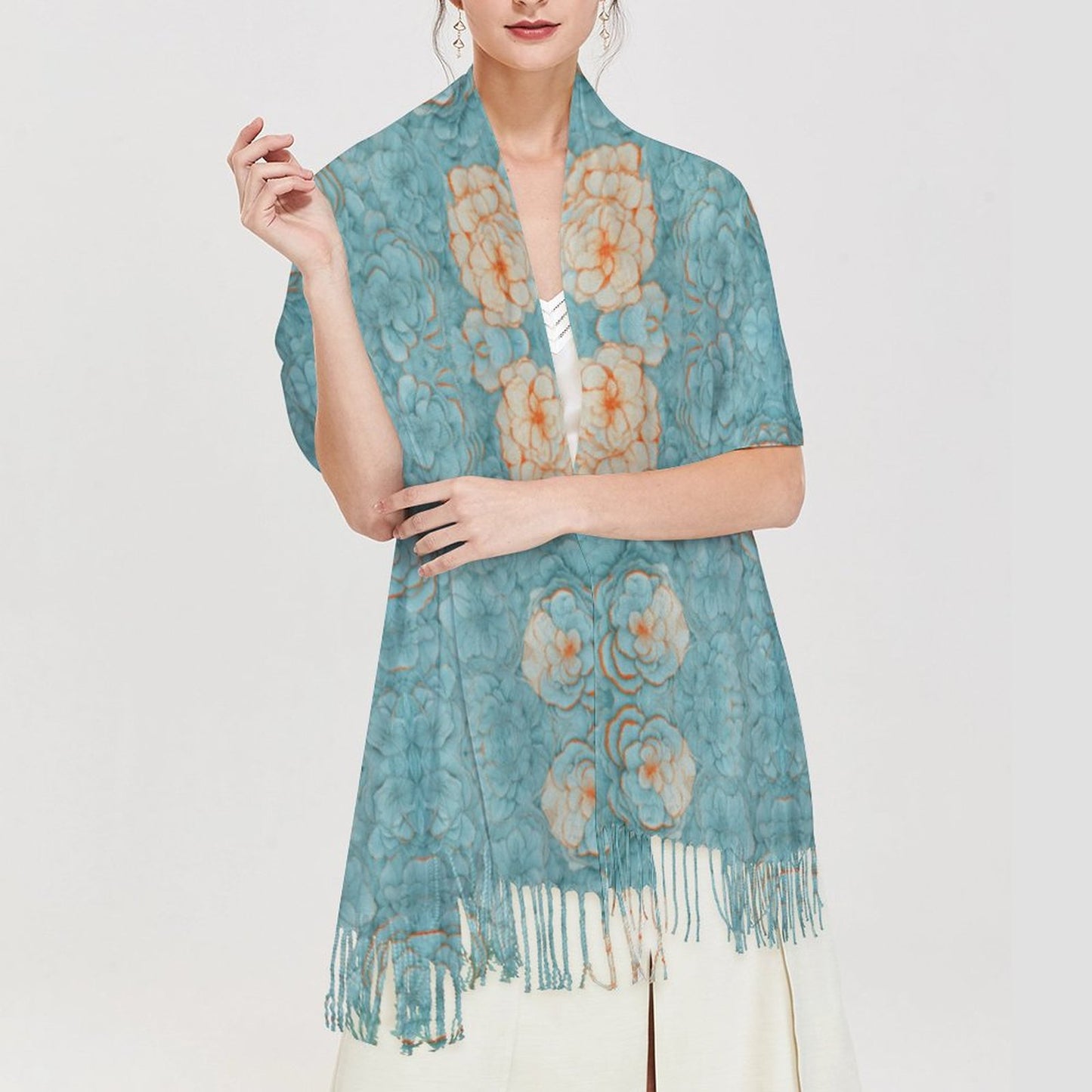 Cashmere-like Tassel Scarf