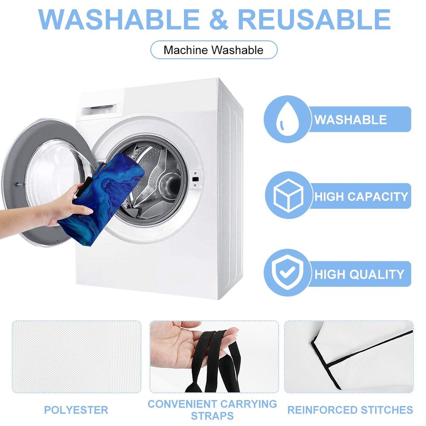 Large One Shoulder Shopping Bag