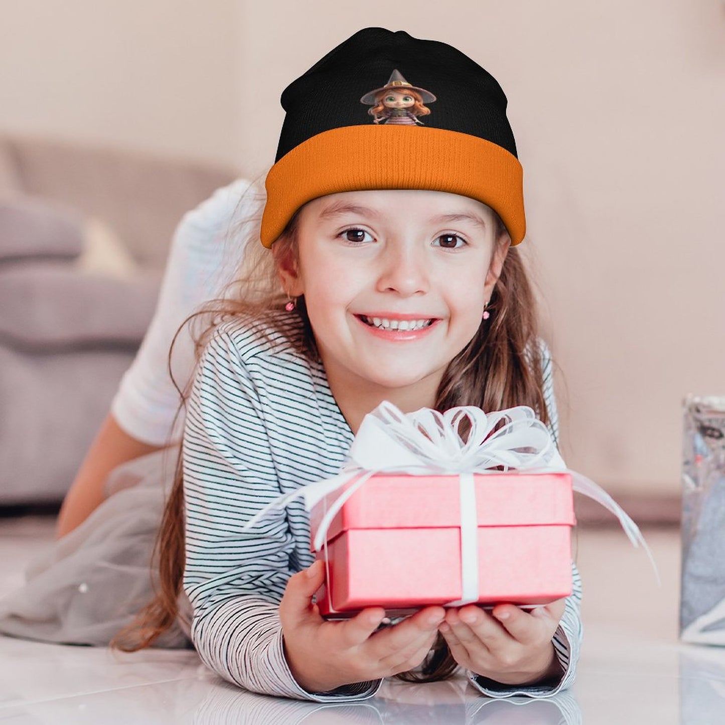 Children's Knit Beanie Halloween