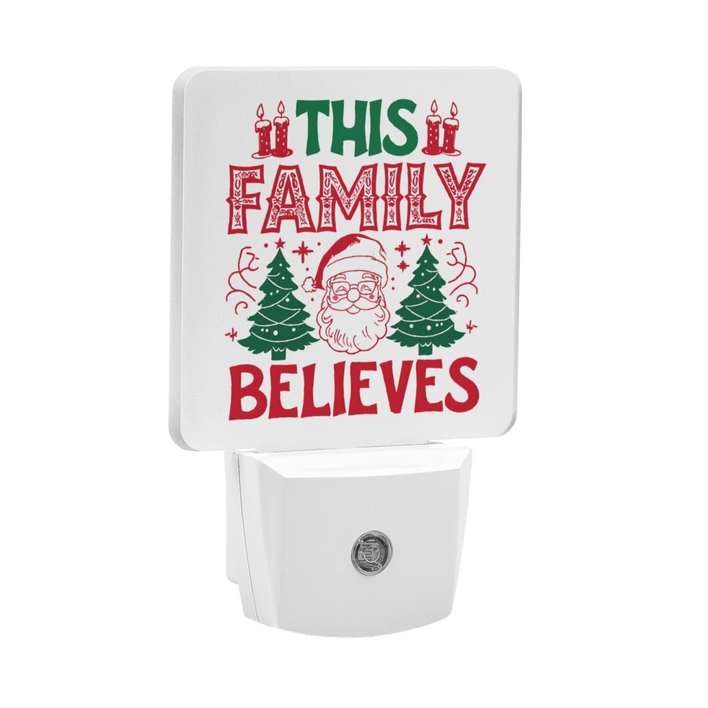 Night Light  4.5"x3"x2"/11.2x7.5x5cm This Family Believes