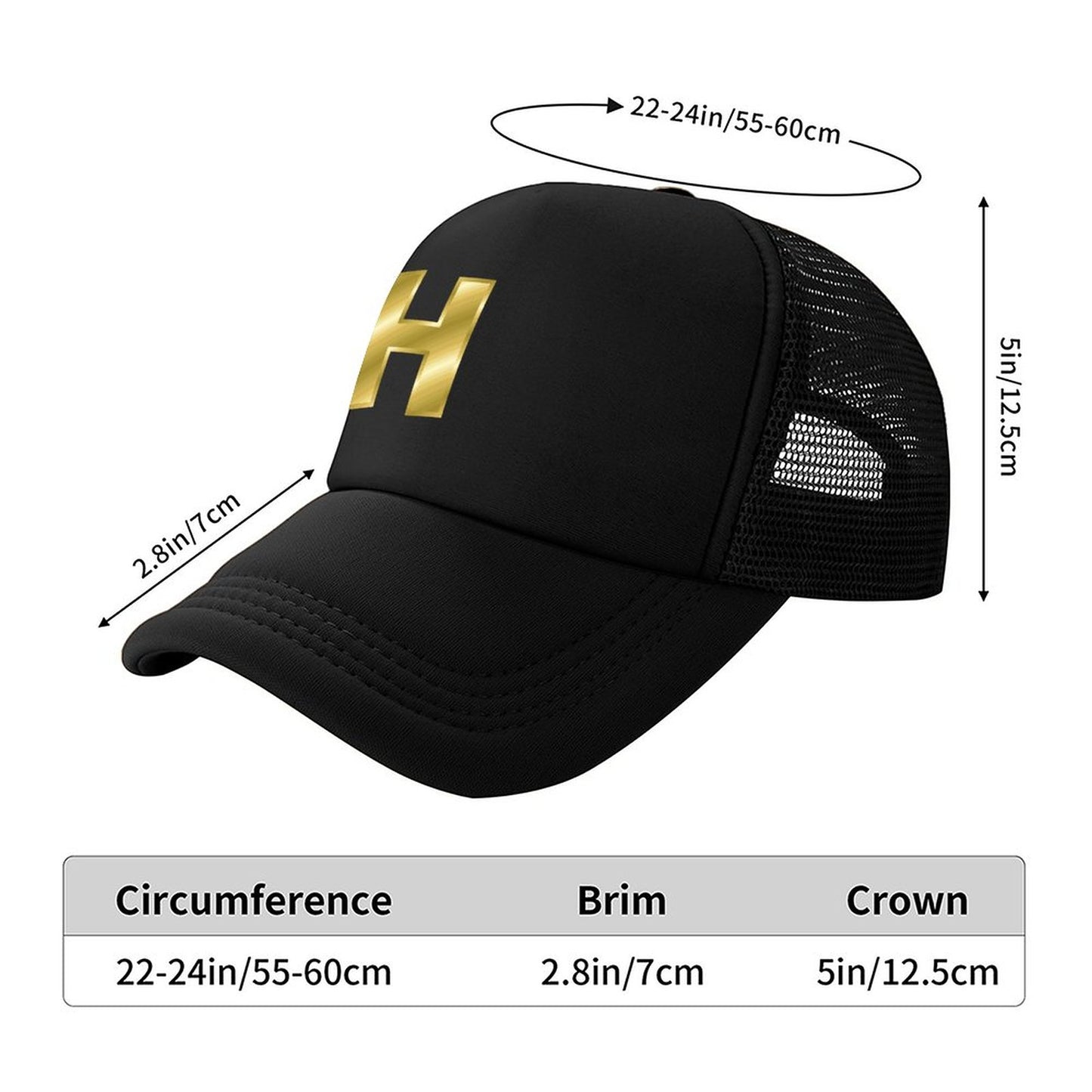 Summer Trucker Hat for Men (Front Printing)