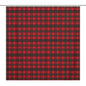 Red Plaid Shower Curtain