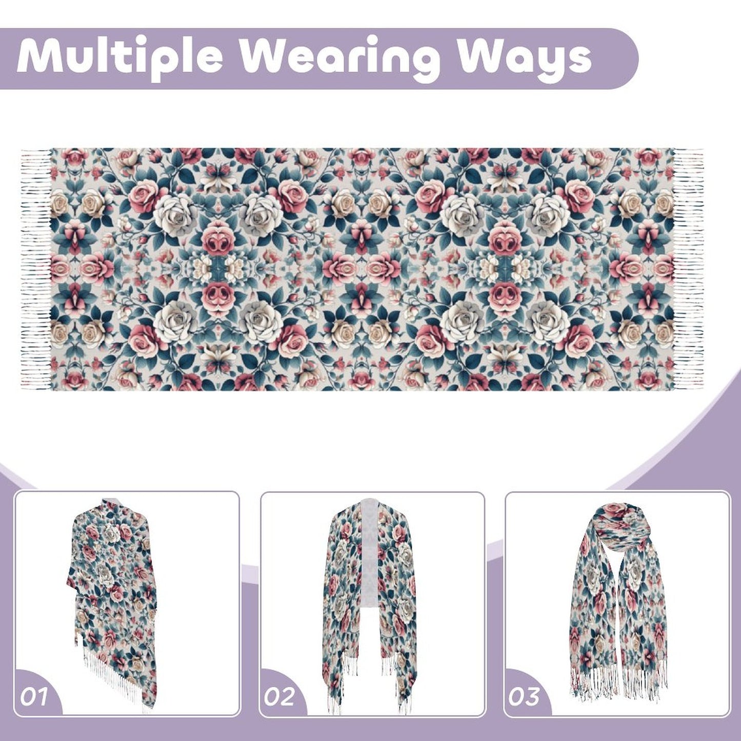 Cashmere-like Tassel Scarf