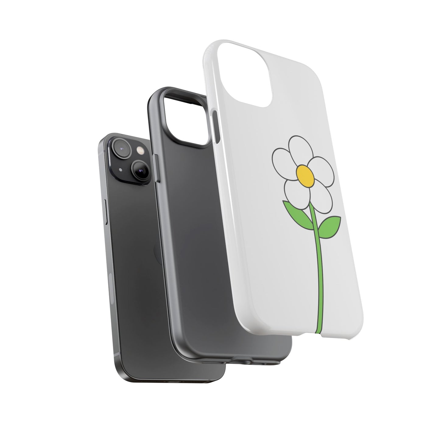 Floral Phone Case, Tough Cases with Flower Design, Cute Phone Accessory, Gifts for Her, Spring Decor, Unique Phone Cases