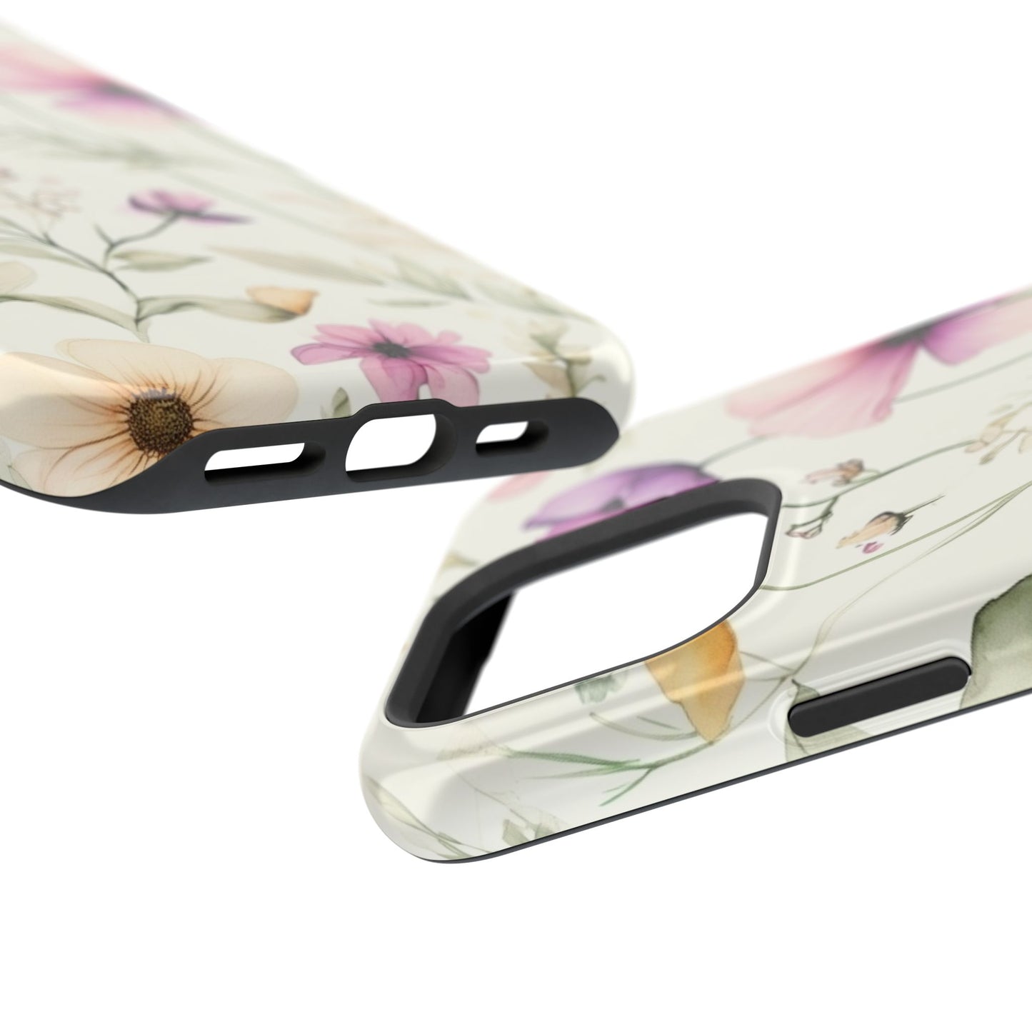 Floral Watercolor Magnetic Impact-Resistant Phone Case