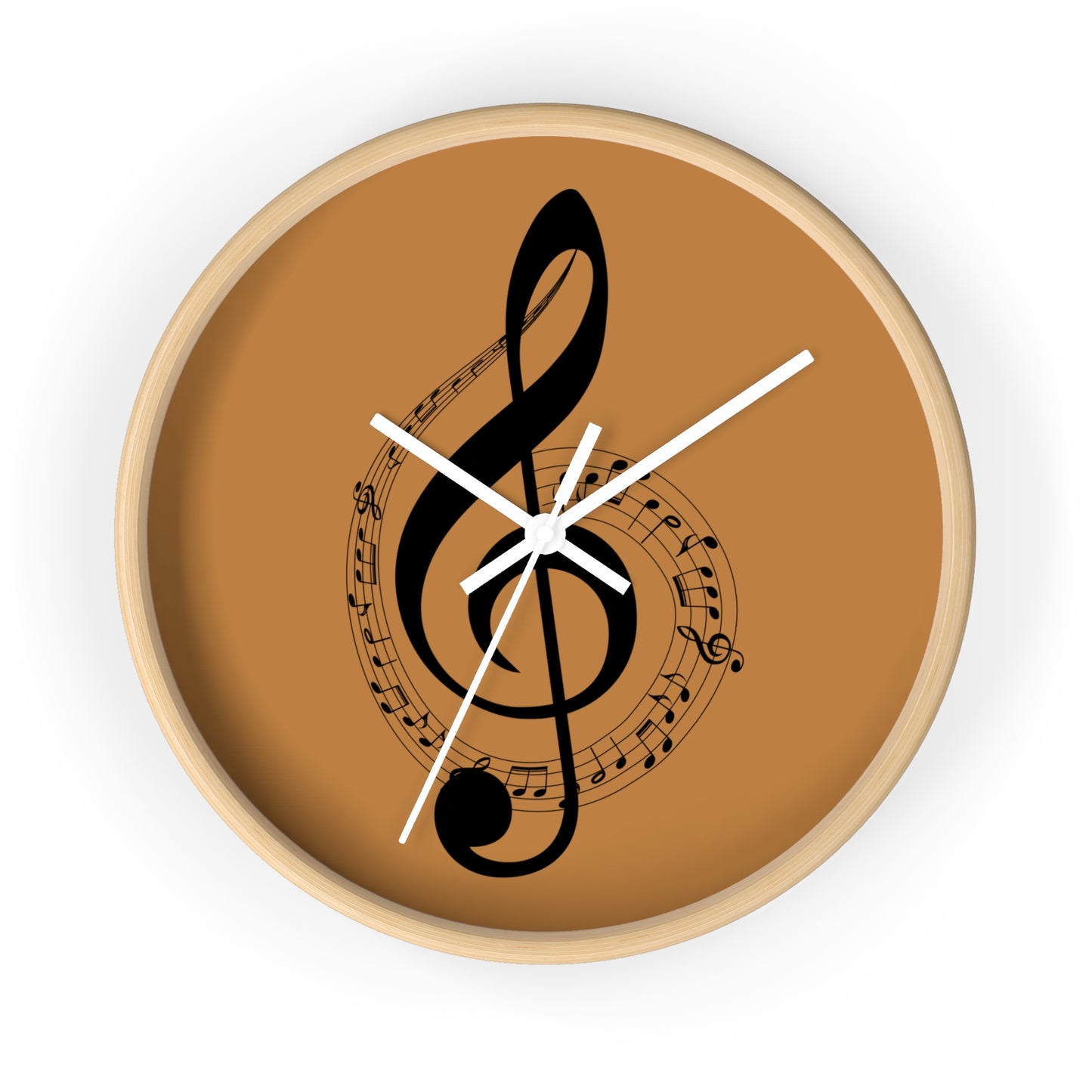 Musical Note Wall Clock, Elegant Home Decor, Perfect Gift for Music Lovers