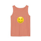 Smiley Face Tank Top, Summer Shirt, Casual Wear, Beach Outing, Gift for Friends, Positive Vibes Apparel
