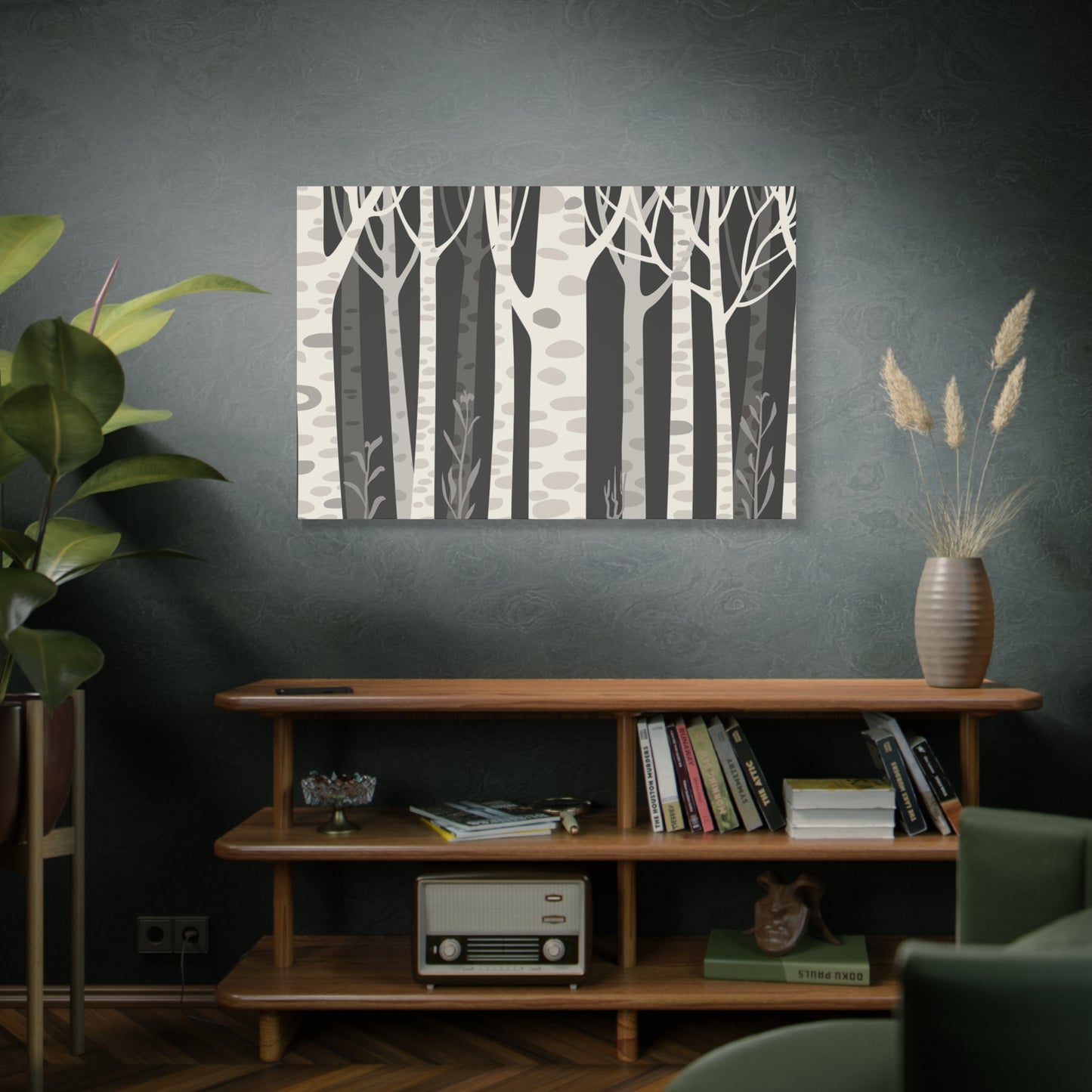 Matte Canvas, Stretched, 1.25" - Trees