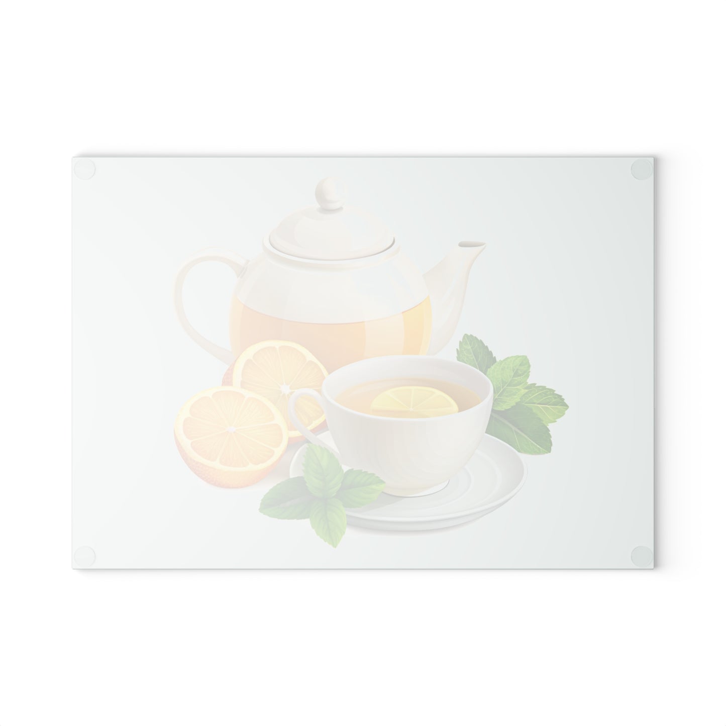 Bright Citrus Glass Cutting Board - Kitchen Decor, Hostess Gift, Home Chef Essential, Tea Lover Accessory, Gift for Mom
