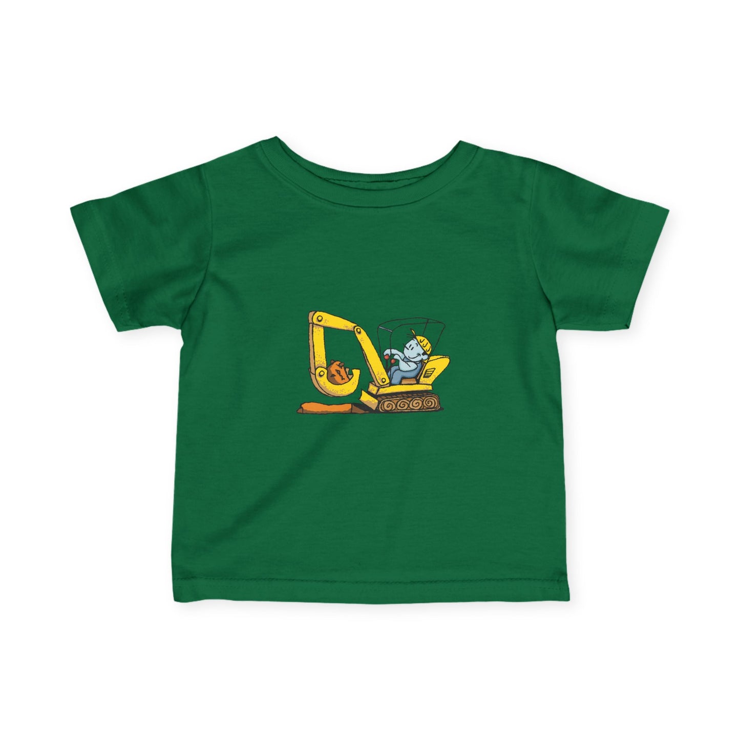 Cute Construction Theme Infant Tee, Baby T-Shirt, Toddler Clothing, Birthday Gift, Playful Outfit, Unique Baby Wear
