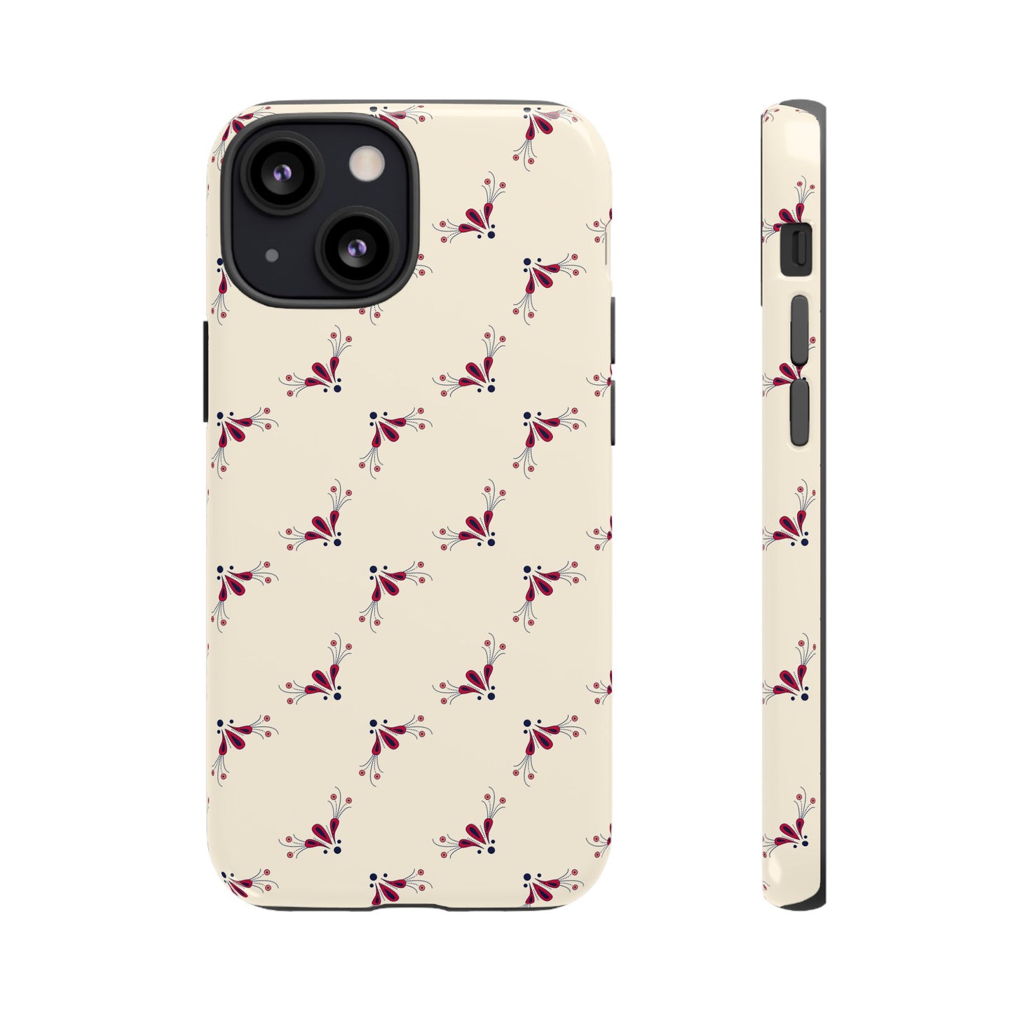 Tough Cases - Floral Design Phone Case, Stylish Protective Cover, Gift for Her, Trendy Smartphone Accessory, Floral iPhone Case, [...]