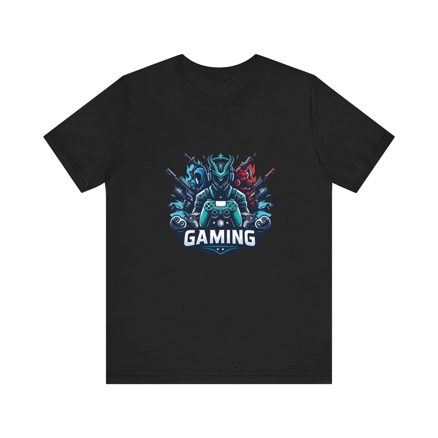 Gaming Controller Emblem Tee — Esports Gamer Graphic T-Shirt