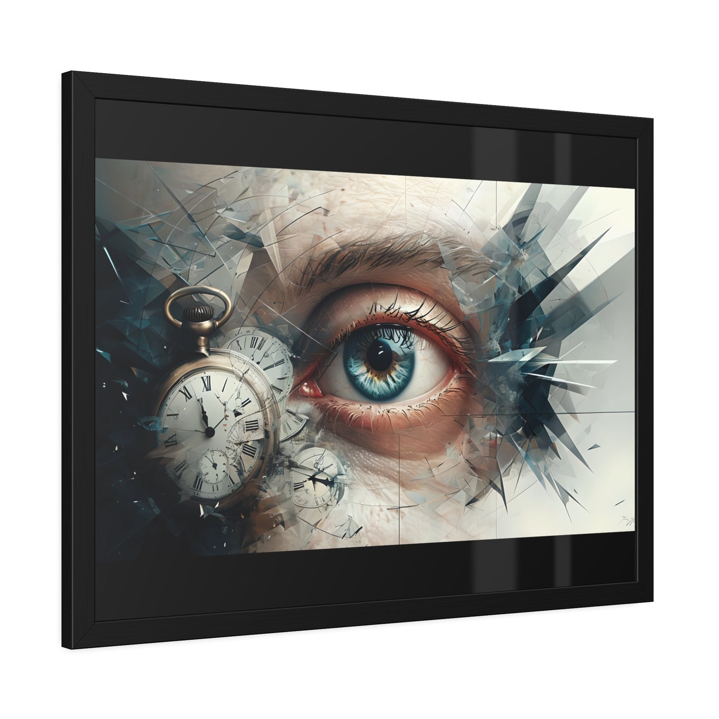 Surreal Eye Art Framed Poster