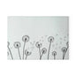 Dandelion Glass Cutting Board, Kitchen Decor, Gift for Chefs, Housewarming Gift, Floral Kitchen Art