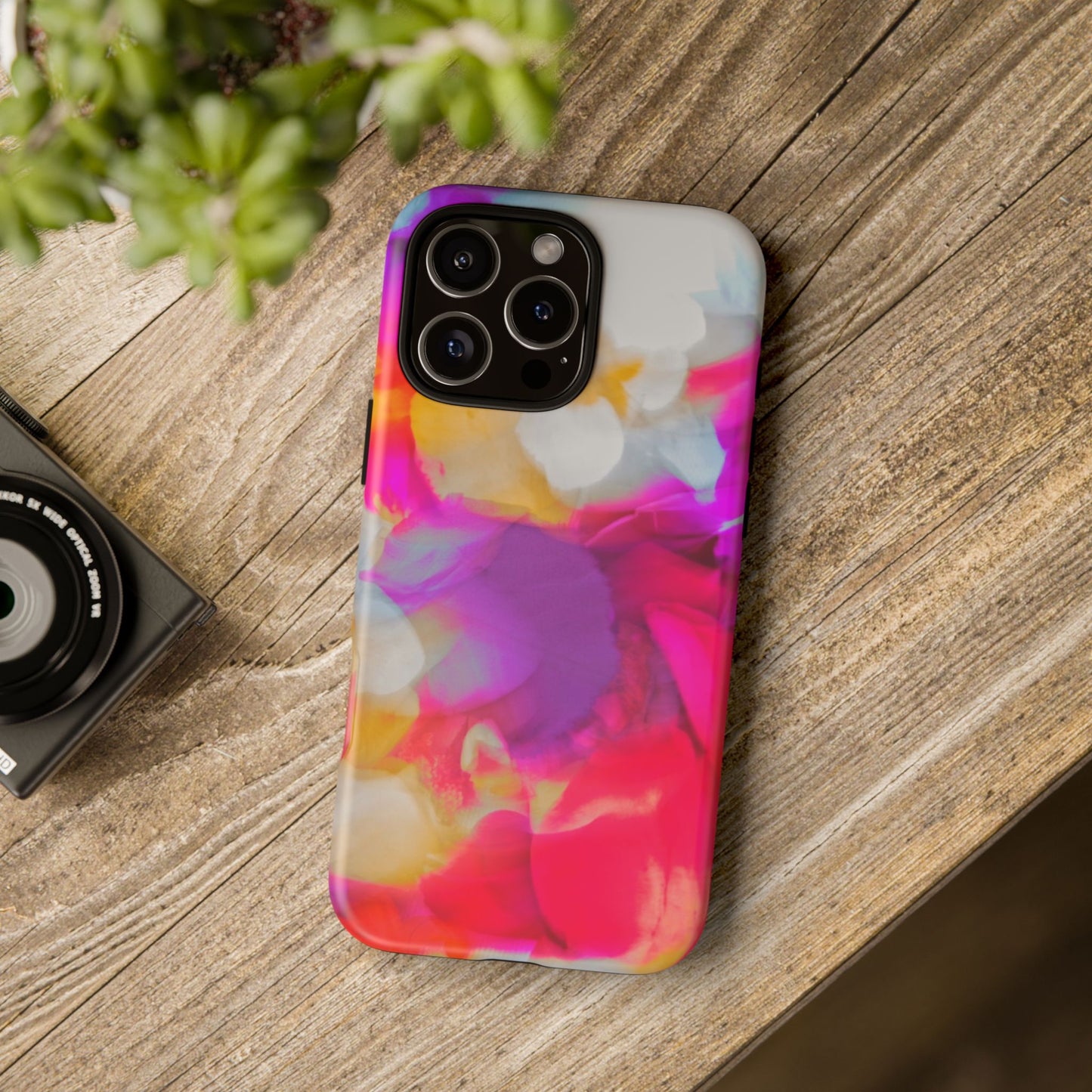 Floral Phone Case: Stylish Art for Your Device, Tough Cases, Gift for Her, Flower Print, Trendy Accessories, Phone Protection