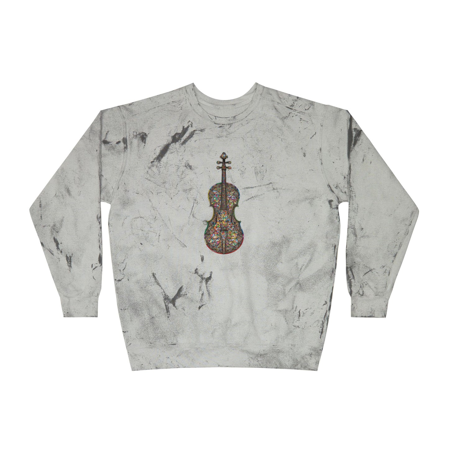 Colorful Violin Design Sweatshirt, Creative Gift for Musicians, Artistic Crewneck for Music Lovers, Unique Fashion for Concerts, Cozy [...]