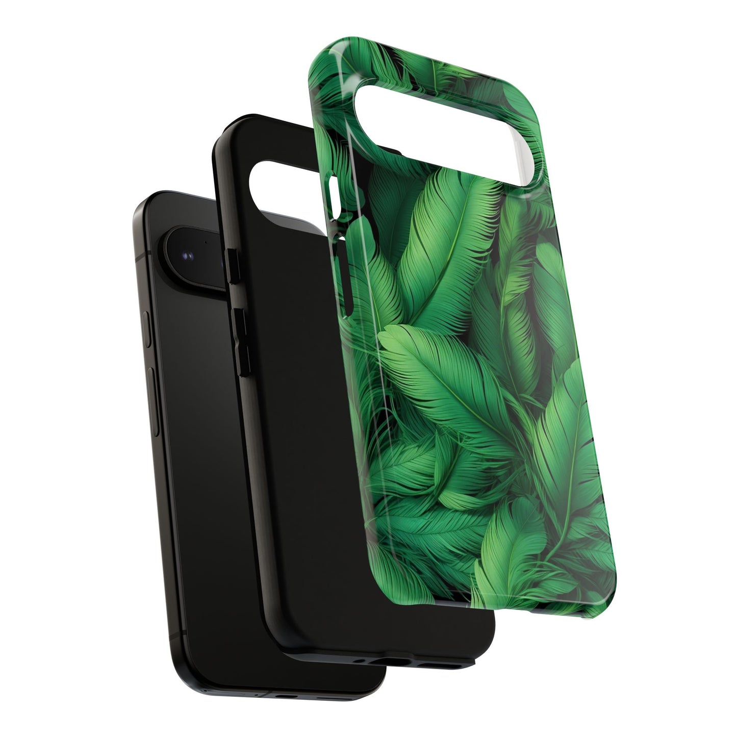 Tough Cases - Tropical Leaf Phone Case, Nature-inspired, Phone Accessory, Gift for Her, Jungle Theme, Eco-Friendly