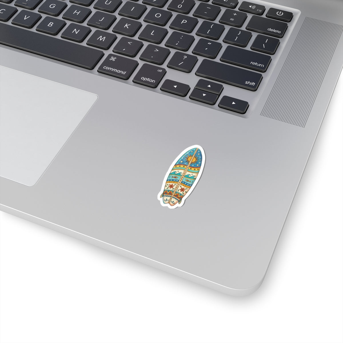 Surfboard Sticker — Boho Beach Kiss-Cut Vinyl Sticker