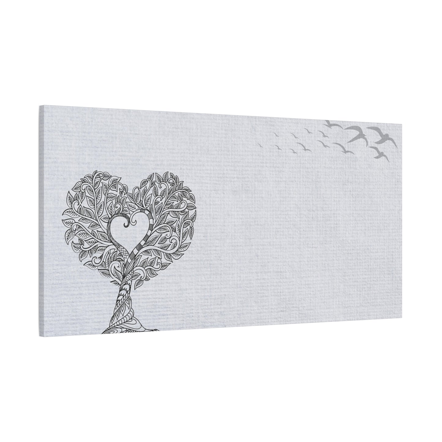 Matte Canvas, Stretched, 1.25" - Heart Tree