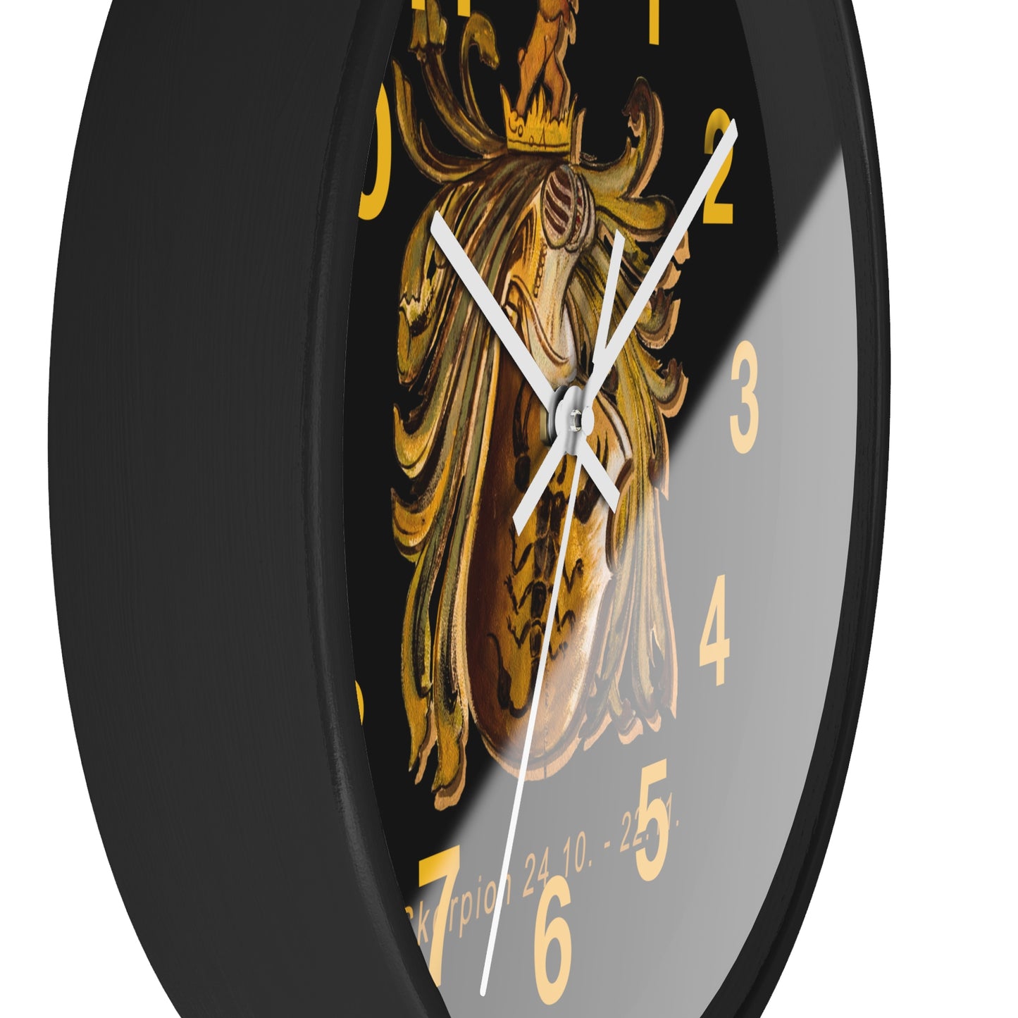 Zodiac Scorpio Wall Clock, Astrological Decor, Scorpio Birthday Gift