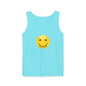 Smiley Face Tank Top, Summer Shirt, Casual Wear, Beach Outing, Gift for Friends, Positive Vibes Apparel