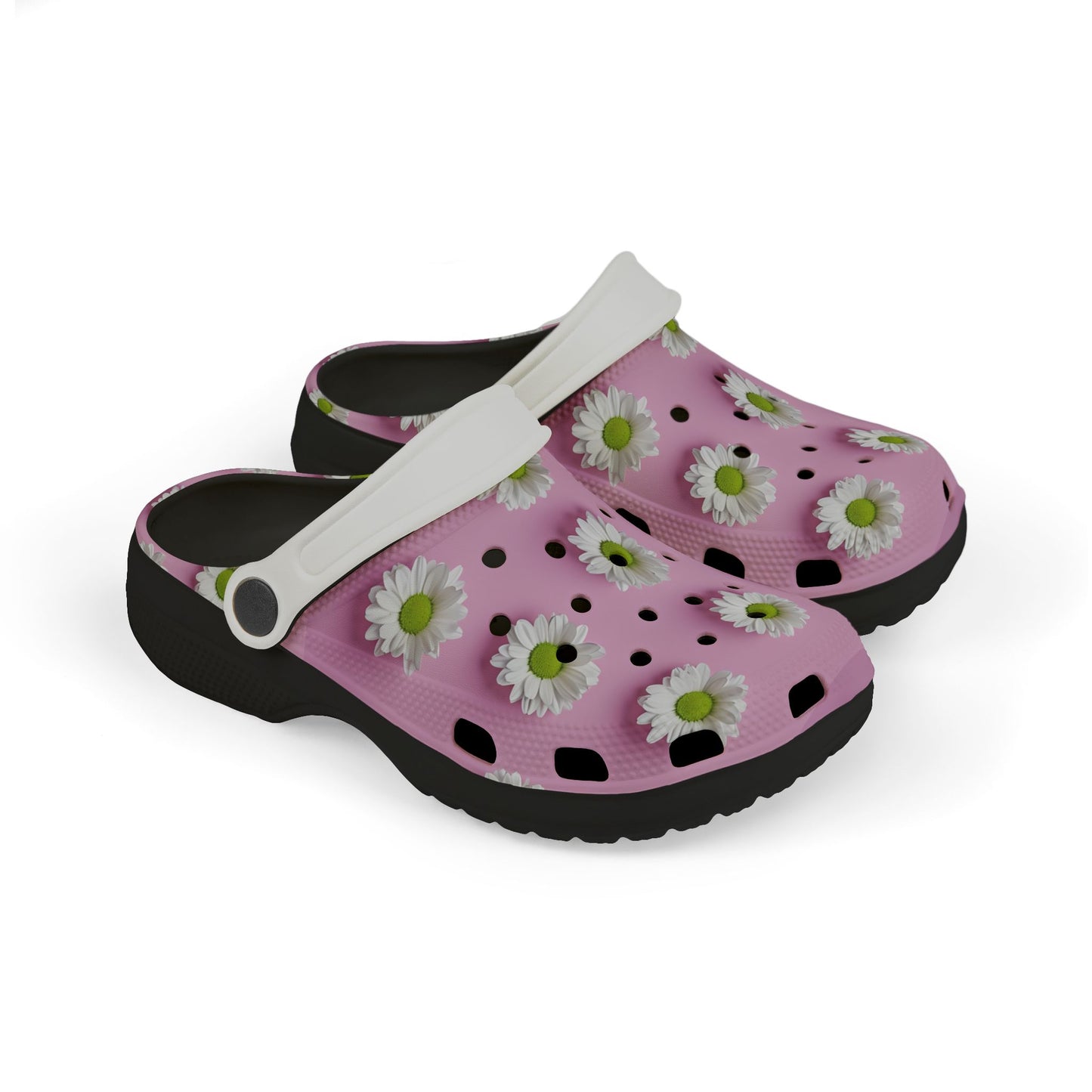 Kids' Floral Clogs, Fun Garden Style Footwear, Perfect for Summer Play, Birthday Gifts, Outdoor Adventures, Easy Slip-On Design
