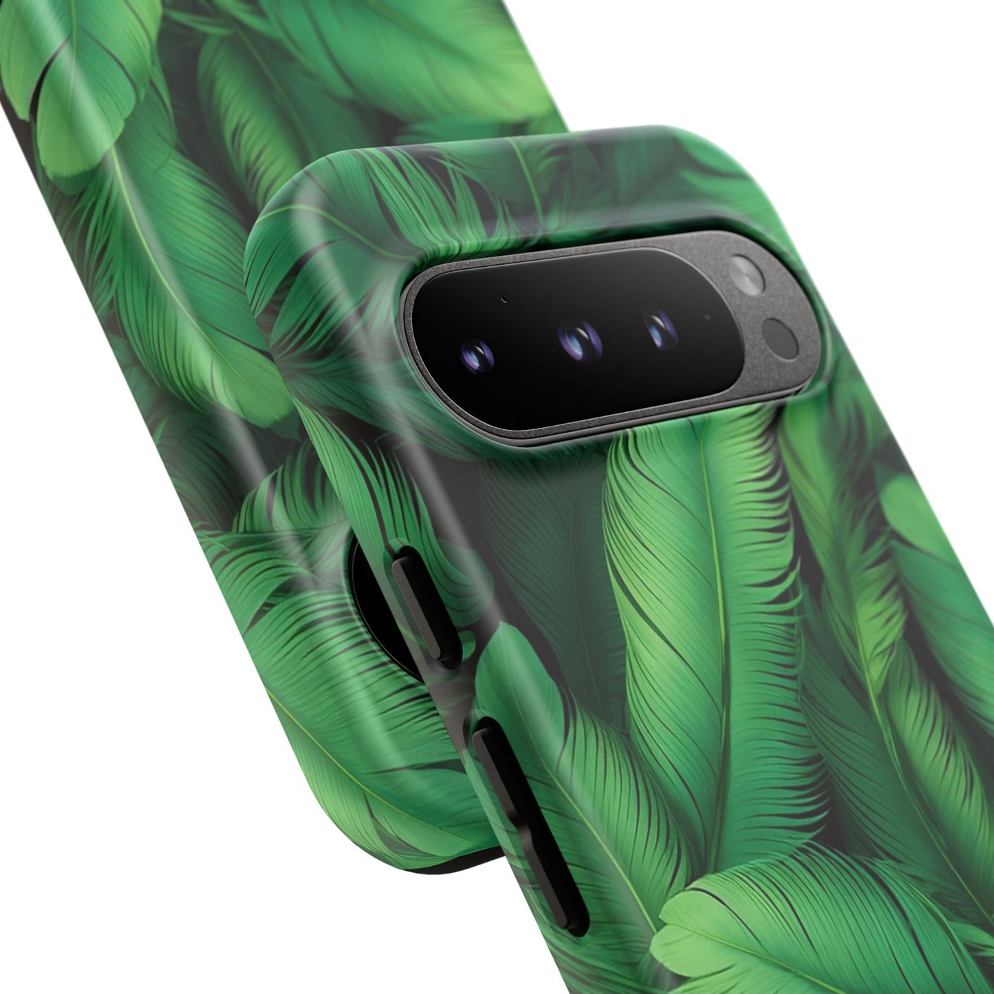 Tough Cases - Tropical Leaf Phone Case, Nature-inspired, Phone Accessory, Gift for Her, Jungle Theme, Eco-Friendly