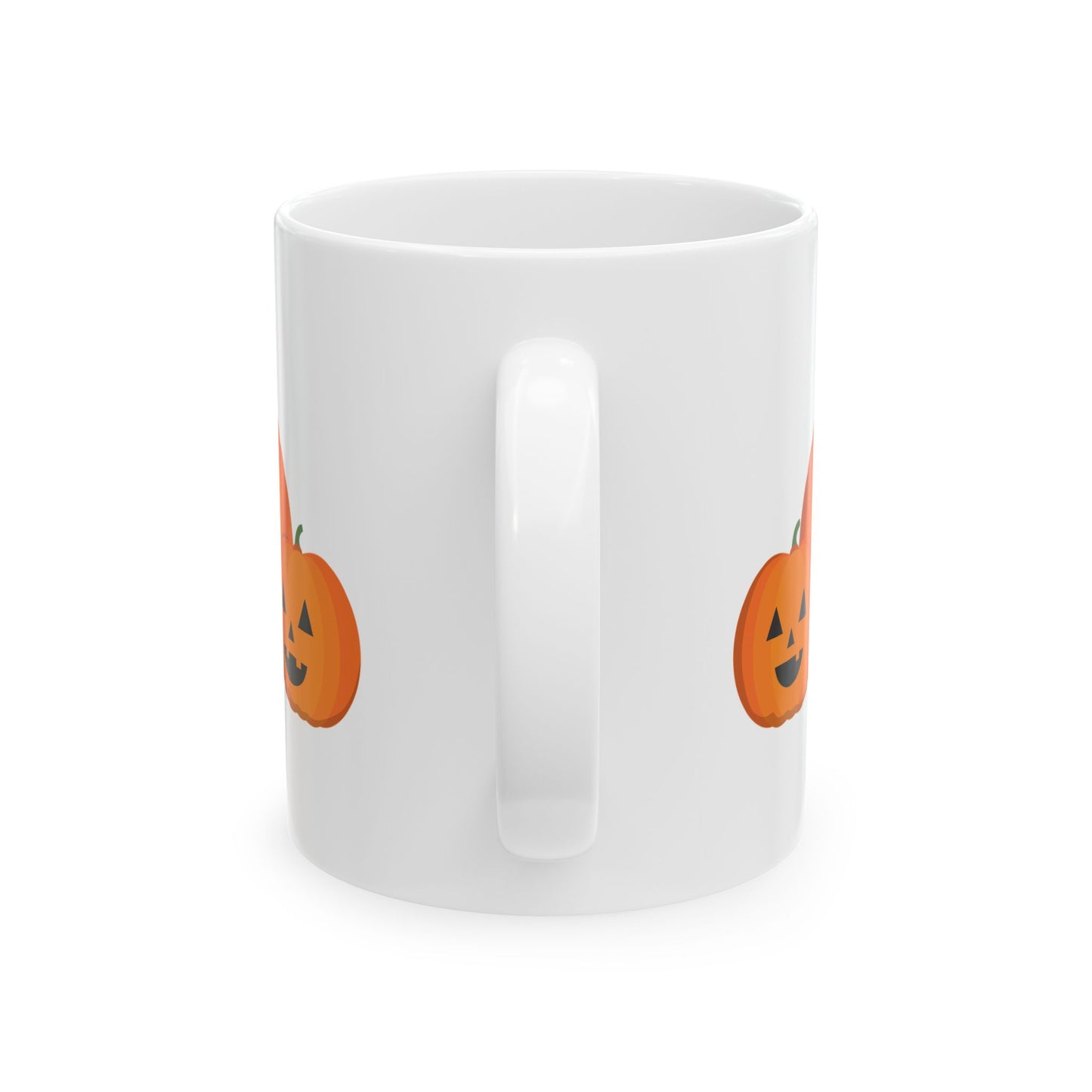 Halloween Pumpkin Ceramic Mug, Funny Fall Coffee Cup, Autumn Decor, Gift for Friends, Spooky Season Drinkware