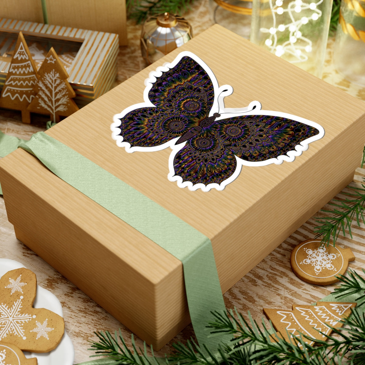 Vibrant Butterfly Kiss-Cut Stickers, Nature Decor, Laptop Stickers, Gift [...]