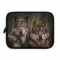 Wolf Laptop Sleeve - Wildlife Lover Gift, Cute Wolf Design, Stylish Tech Accessory, Nature-Inspired Sleeve, Perfect for Home Office